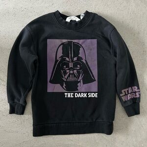 H&M+Star Wars Black and Purple Darth Vader Sweatshirt